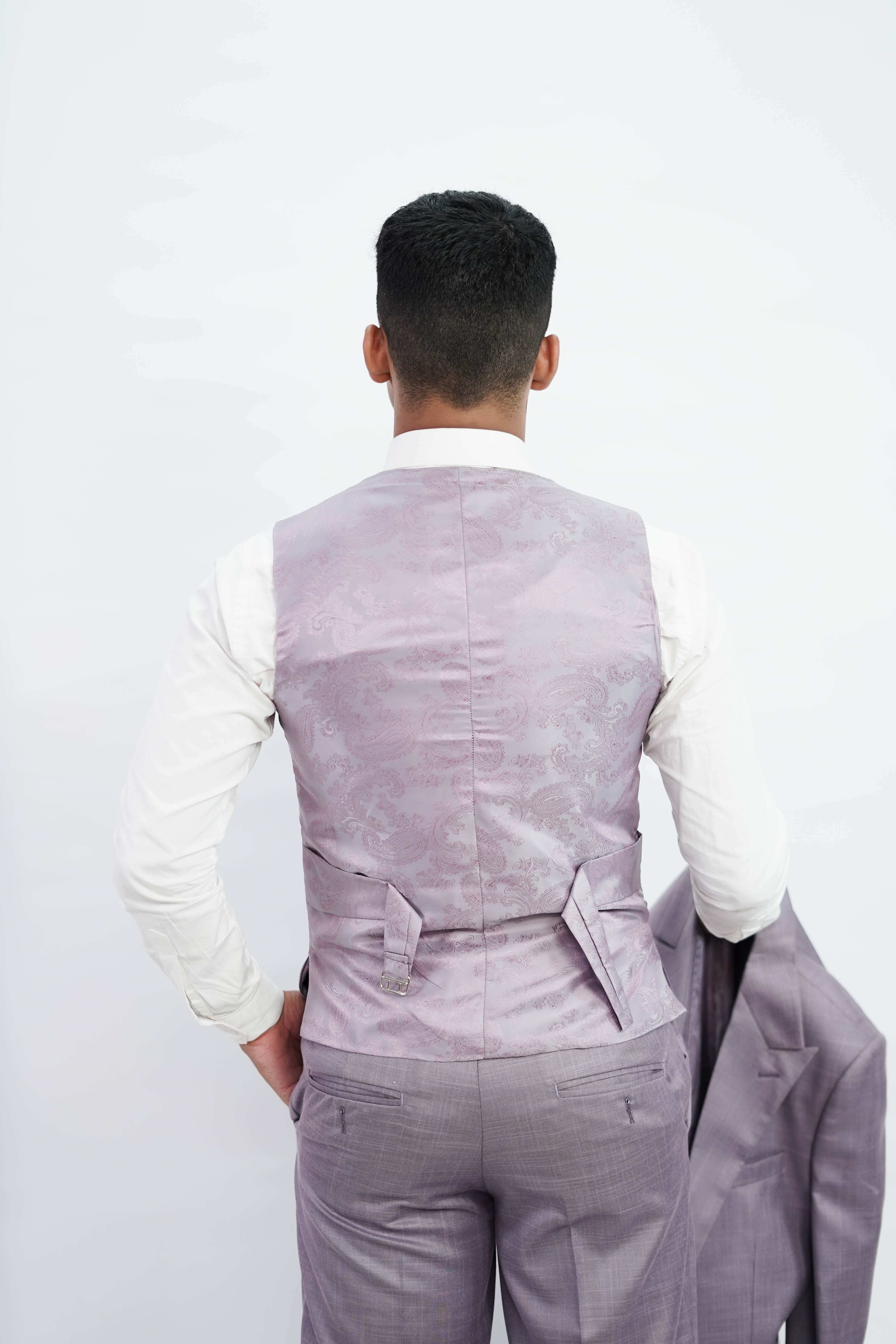 3-Piece Grey Men suit- Formal wedding suit - Imperial Stitch