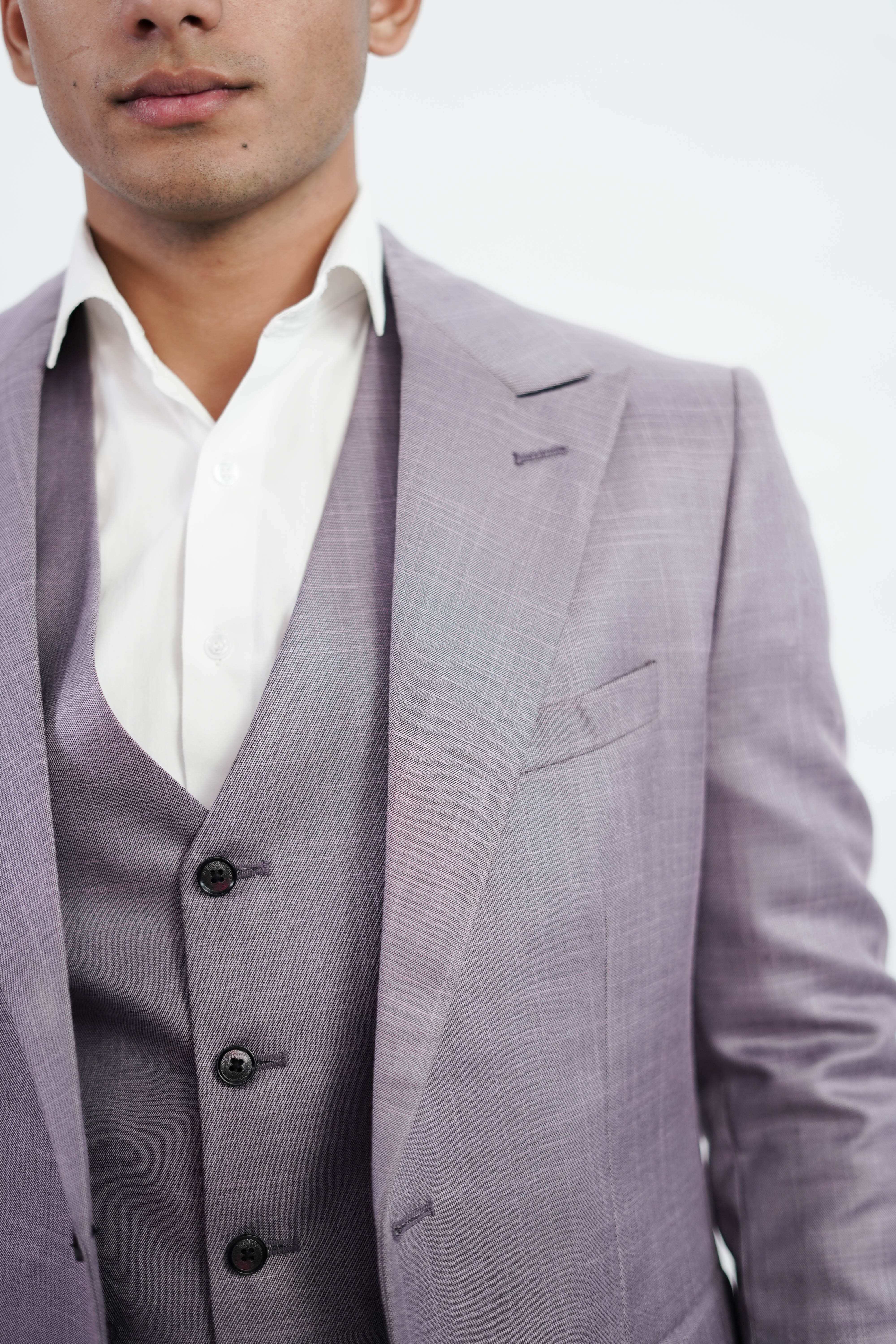 3-Piece Grey Men suit- Formal wedding suit - Imperial Stitch