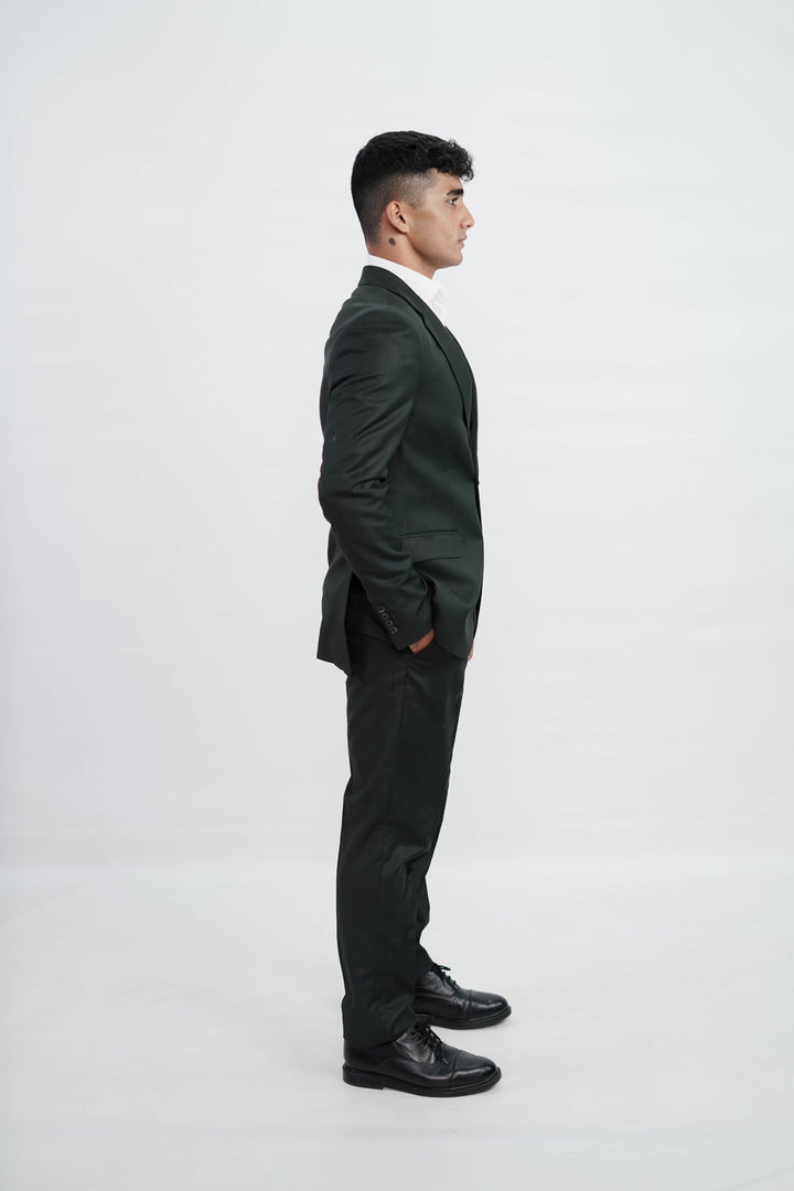 2-Piece Men Black suit- Custom Fit High-End Formalwear for Every Occasion - Imperial Stitch