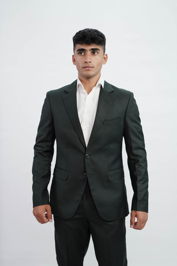 2-Piece Men Black suit- Custom Fit High-End Formalwear for Every Occasion - Imperial Stitch