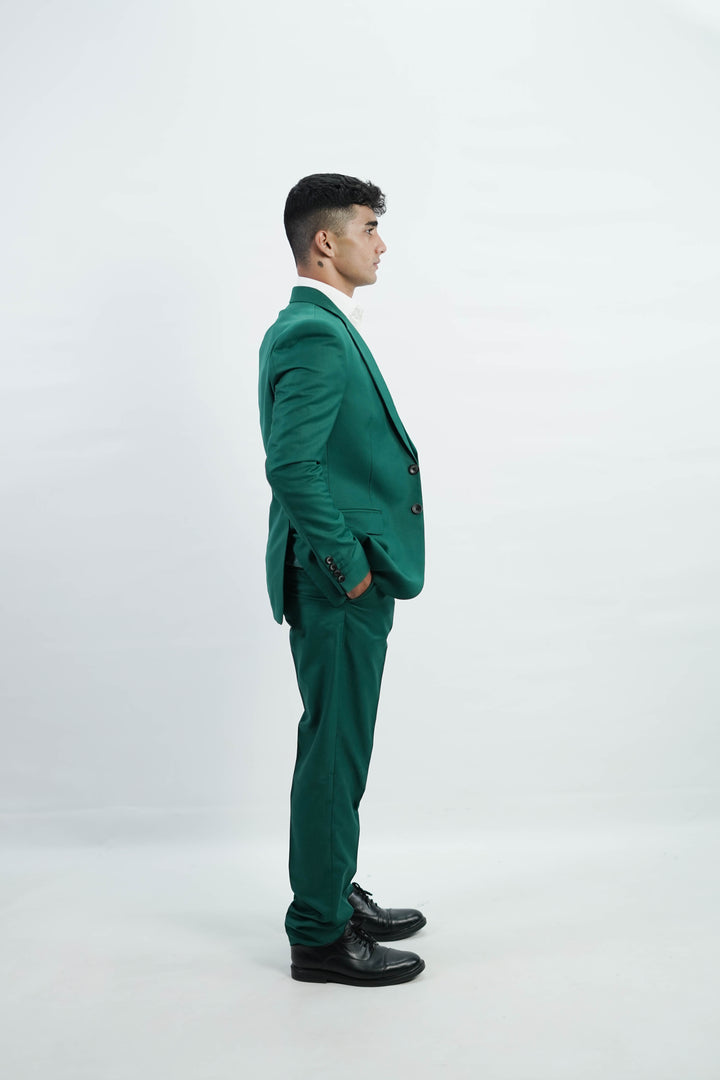 Men’s Green 3-Piece suit-Classic wedding & formal business wear - Imperial Stitch
