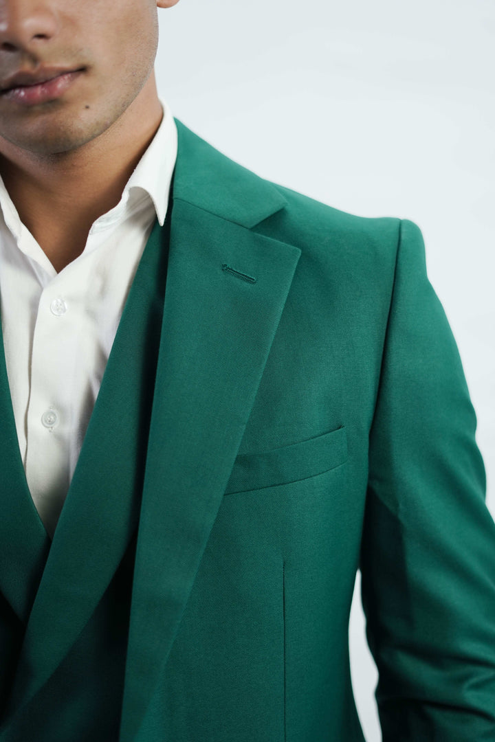 Men’s Green 3-Piece suit-Classic wedding & formal business wear - Imperial Stitch