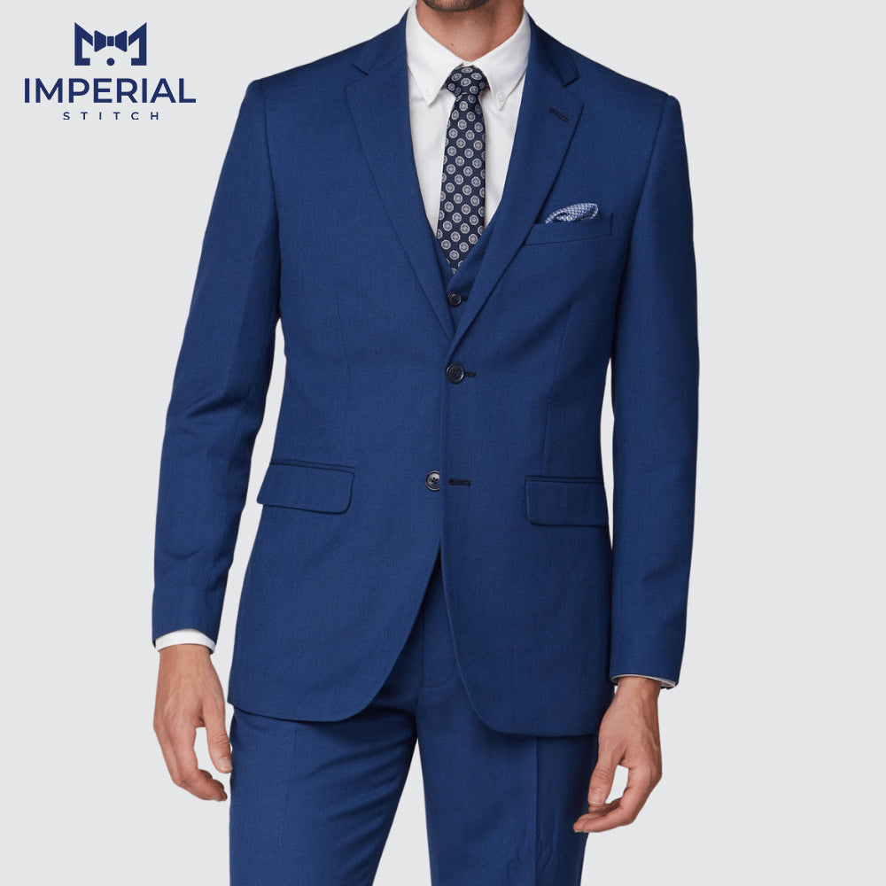 The Gentlemen Slim Fit Blue 2 Piece Suit for Men – Modern Formalwear for All Occasions