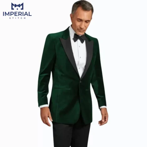 Mens-Modern-Fit-Suit-Emerald-Green-Velvet-Tuxedo-Jacket03