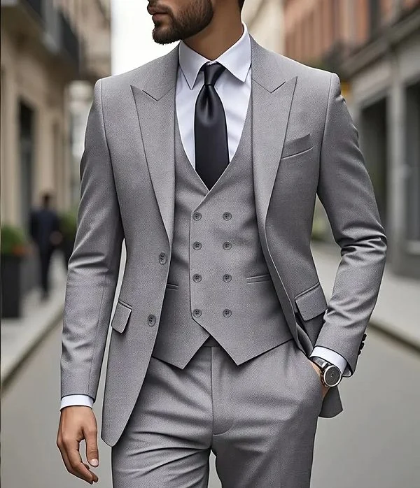 Man wearing a premium tailored suit